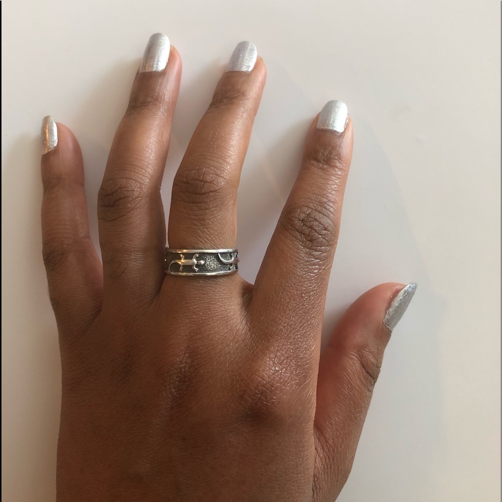 Silver 925 lizard ring - Picture 7 of 12
